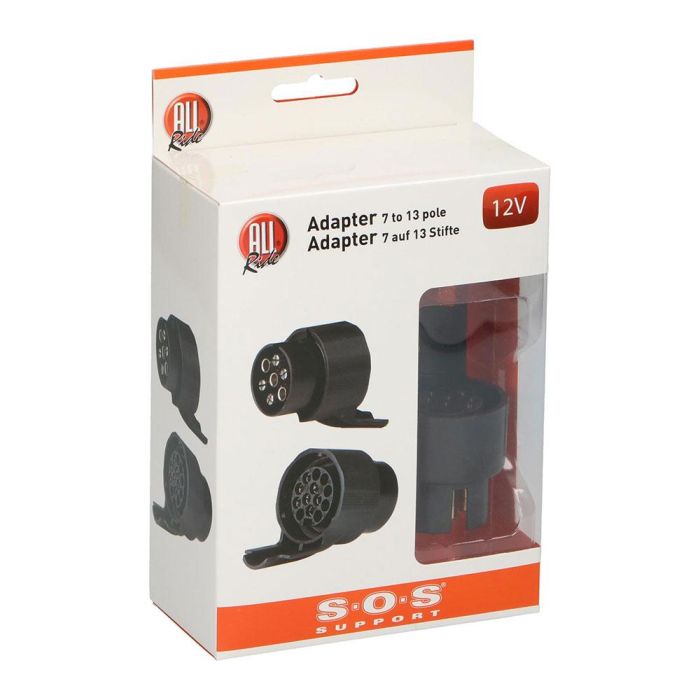 Adaptador de remolque de 12v 13 a 7 pines, all ride 1