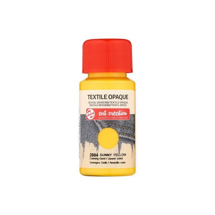 Pintura Para Tela Talens Art Creation Opaca 50 Ml (Bote) Amarillo Sol