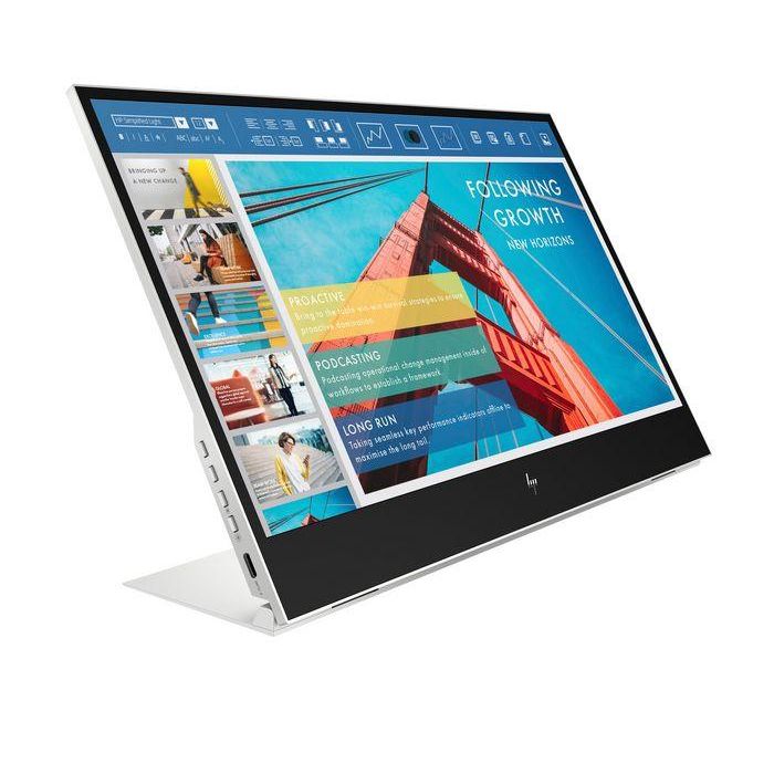 HP E14 G4 Monitor Portátil con Conexión USB-C, Pantalla Extra Brillante y Soporte Abatible para Máxima Productividad y Trabajo Flexible 1
