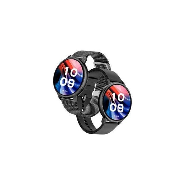 SPC 9652N Smartwatch Smartee Duo Classic AMOLED 1.43", Llamadas Bluetooth, Frecuencia Cardíaca, Oxígeno, IP68, 8 Días, 2 Correas, Negro 1 SPC 9652N Smartwatch Smartee Duo Classic AMOLED 1.43", Llamadas Bluetooth, Frecuencia Cardíaca, Oxígeno, IP68, 8 Días, 2 Correas, Negro 1