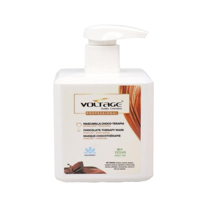 Voltage Mascarilla Choco Terapia 500ml - Activa y estimula funciones capilares con aromaterapia