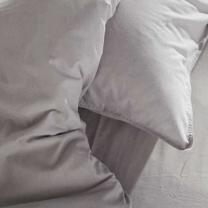 Today TOD1700217509110 Funda nórdica Charme Chambray Gris Claro Constance 260x240 cm 3