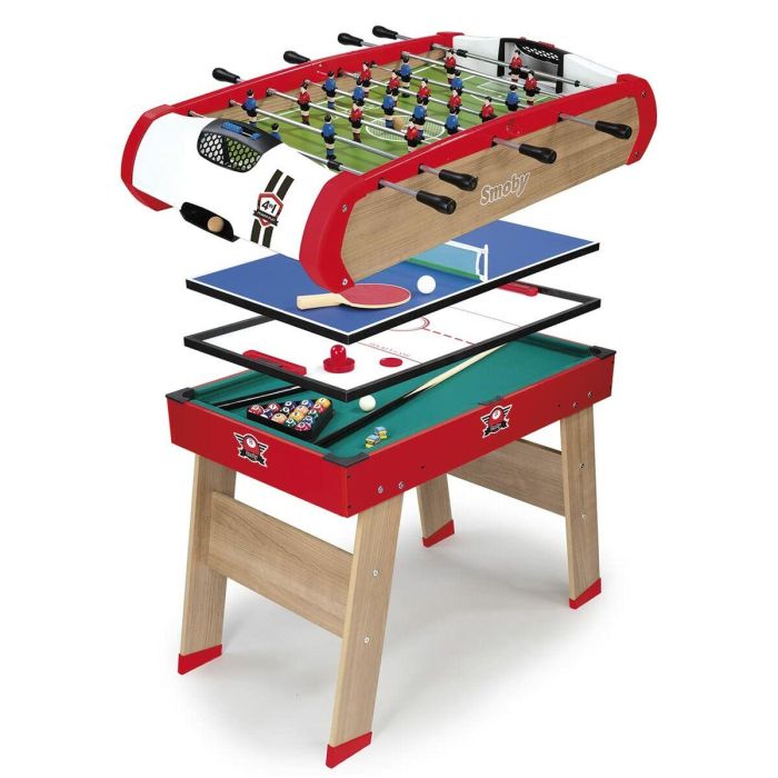 Futbolín powerplay 4 en 1 (futbolín, hockey, ping pong y billar) 87x120x90 cm 3 Futbolín powerplay 4 en 1 (futbolín, hockey, ping pong y billar) 87x120x90 cm 3