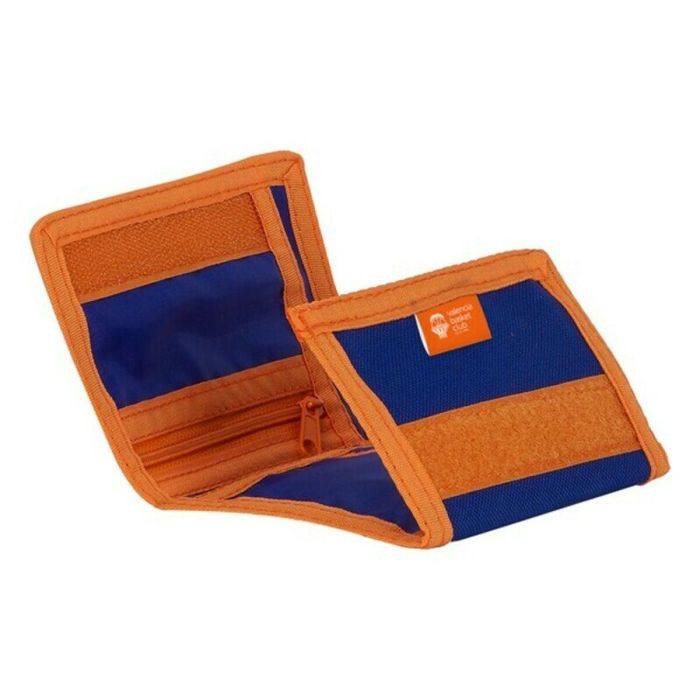Safta Billetera con cabecera Valencia Basket 12,5x9,5cm Azul y Naranja 2 Safta Billetera con cabecera Valencia Basket 12,5x9,5cm Azul y Naranja 2