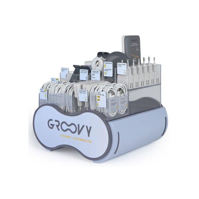 Expositor Groovy Sobremesa Accesorios Surtido De 58