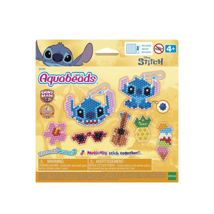 Aquabeads 35119 Kit Llaveros Stitch Disney para Niños +6 Años Aquabeads 35119 Kit Llaveros Stitch Disney para Niños +6 Años