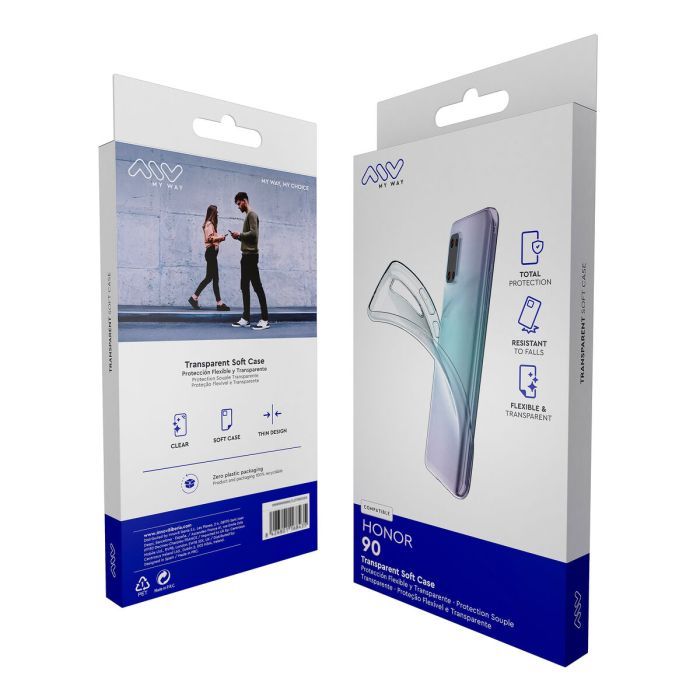myway funda compatible con Honor 90 transparente 2 myway funda compatible con Honor 90 transparente 2