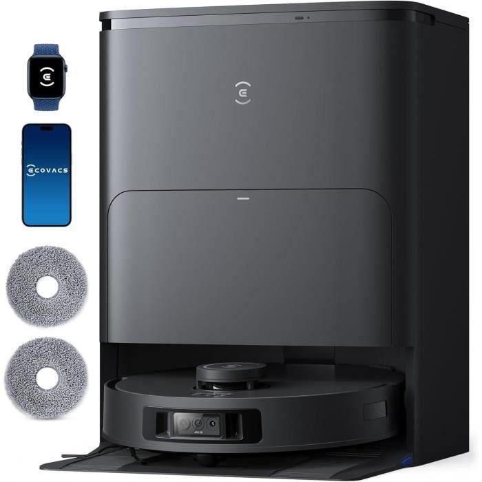 Ecovacs ECO1746796217310 Aspiradora robot T30S Pro Omni con base, 11000 Pa, Cepillo ZeroTangle, Limpieza con fregona de agua caliente Ecovacs ECO1746796217310 Aspiradora robot T30S Pro Omni con base, 11000 Pa, Cepillo ZeroTangle, Limpieza con fregona de agua caliente