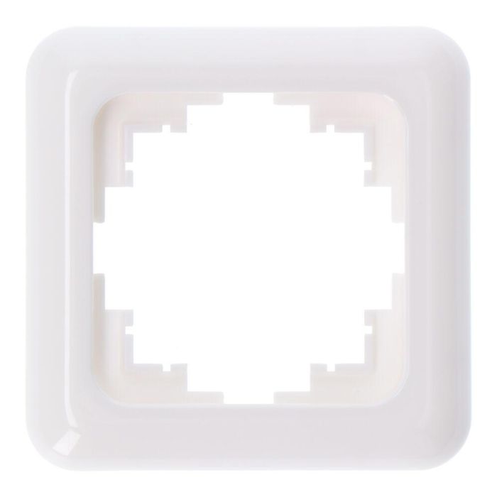Edm Marco 1 elemento empotrar serie term blanco termoplástico 80x80mm