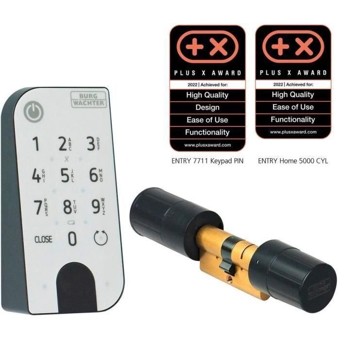Burg-Wächter BUR4003482500101 Cilindro Electrónico Dry-winger Home 5001 con Teclado Pincode para 6 Usuarios 2 Burg-Wächter BUR4003482500101 Cilindro Electrónico Dry-winger Home 5001 con Teclado Pincode para 6 Usuarios 2