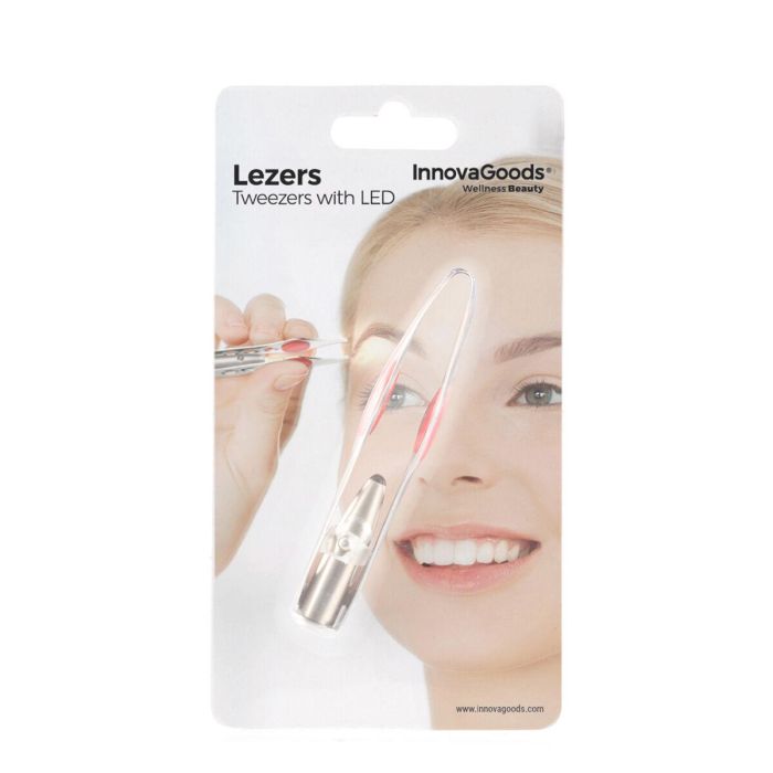 Pinzas de Depilar con LED Lezers InnovaGoods 1