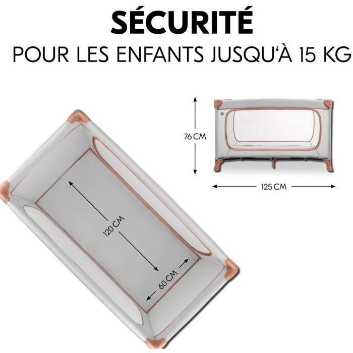 Hauck DREAM N PLAY PLUS HAU1731647228741 - Cuna de Viaje Plegable 60 x 120 cm - Desde el Nacimiento - Corcho Polvoriento 2 Hauck DREAM N PLAY PLUS HAU1731647228741 - Cuna de Viaje Plegable 60 x 120 cm - Desde el Nacimiento - Corcho Polvoriento 2
