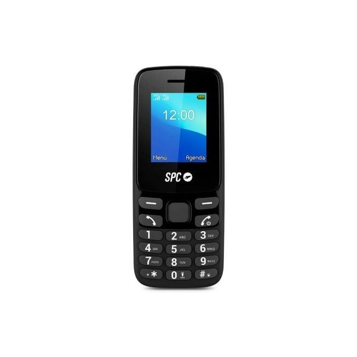 SPC 2340N Teléfono Móvil Talk 2 para Personas Mayores 4G, con Teclado Físico, Pantalla 1.8", Batería Larga Duración, Negro 1