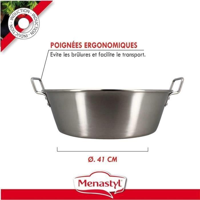 Bandeja para mermelada - MENASTYL - 4615452 - Acero inoxidable - 40,5 cm 2 Bandeja para mermelada - MENASTYL - 4615452 - Acero inoxidable - 40,5 cm 2