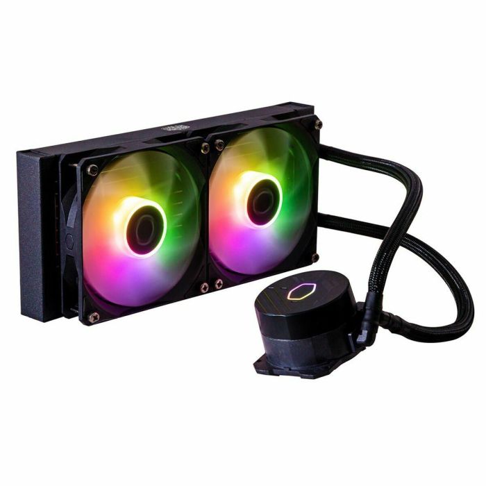 Cooler Master MasterLiquid Lite 240L Core ARGB - Kit de Refrigeración Líquida para Procesador, Radiador 240mm, Iluminación LED