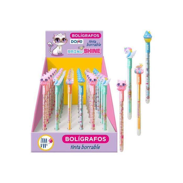 Boligrafo Dohe Rain O Shine Borrable Expositor De 36