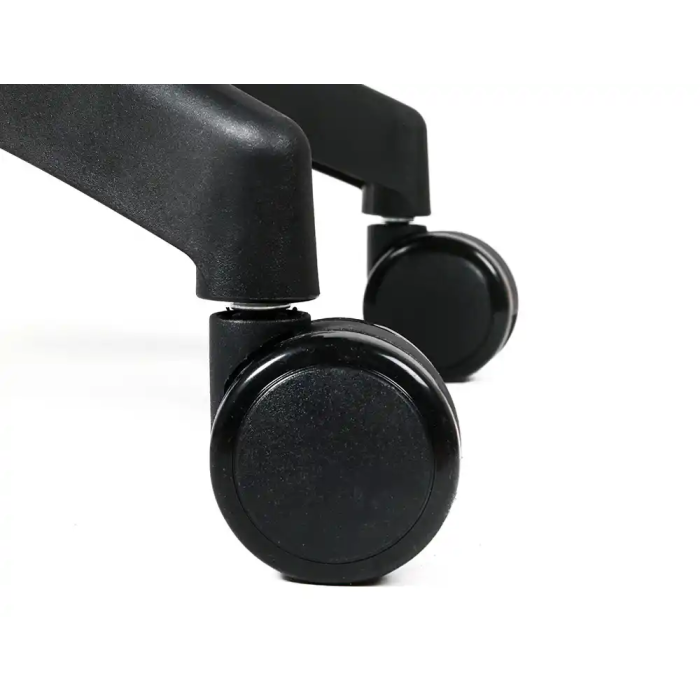 Q-connect Silla de Dirección Sorrento Malla Base Metálica Ruedas Premium, Color Azul Gris, Altura Máx. 1320 mm, Ancho 650 mm, Profundidad 600 mm 5