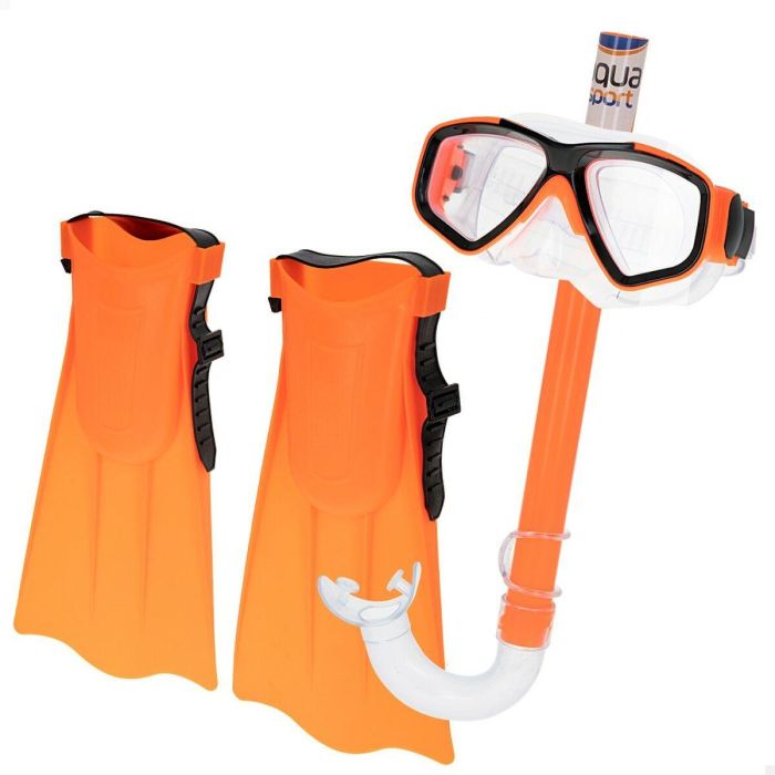 Gafas de Buceo con Tubo y Aletas Colorbaby (6 Unidades) 4 Gafas de Buceo con Tubo y Aletas Colorbaby (6 Unidades) 4