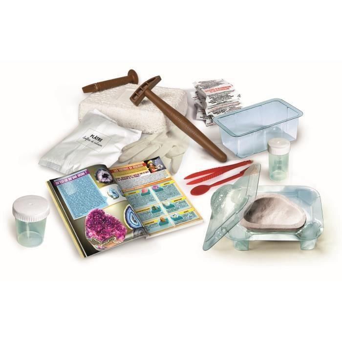 Clementoni Science & Game - Cristales y Piedras Preciosas - Kit Juego Científico para Crear Tus Propios Cristales y Geodas Brillantes 2 Clementoni Science & Game - Cristales y Piedras Preciosas - Kit Juego Científico para Crear Tus Propios Cristales y Geodas Brillantes 2