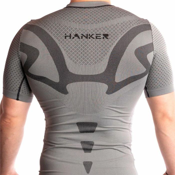 Camiseta de Manga Corta Hombre Hanker Yod Gris 3