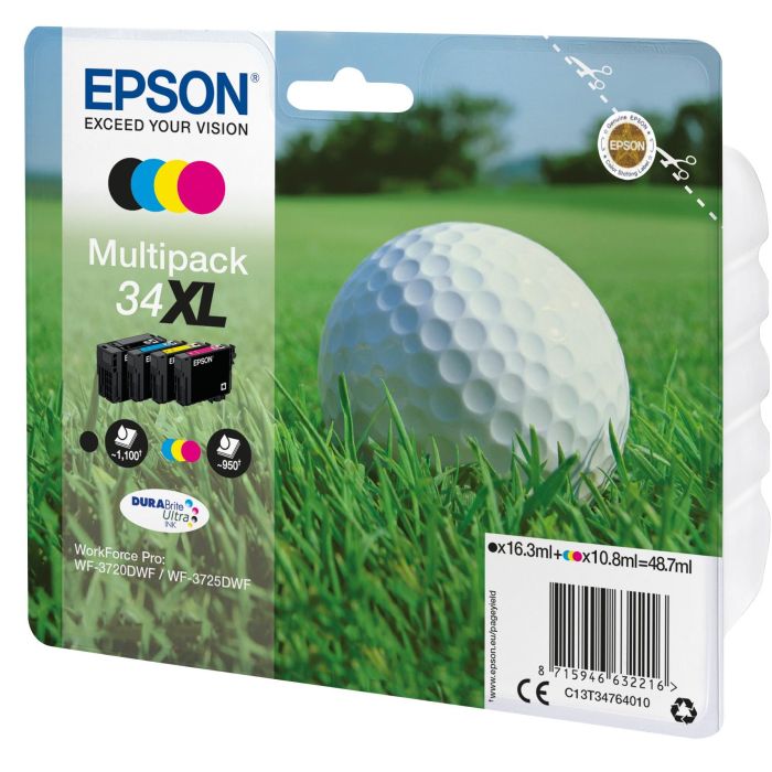 EPSON Multipack 4-colours 34XL DURABrite Ultra Ink 0 EPSON Multipack 4-colours 34XL DURABrite Ultra Ink 0