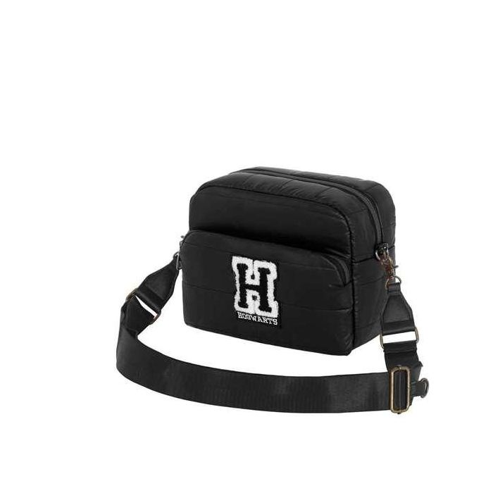 Harry Potter Bolso Bandolera IBiscuit Padding H Negro Acolchado para Mujer 4 Harry Potter Bolso Bandolera IBiscuit Padding H Negro Acolchado para Mujer 4
