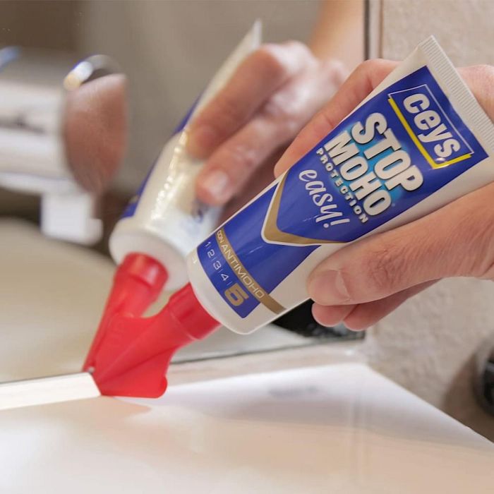 Sellador Ceys Stop Moho Easy! Blanco Silicona 70 ml 4