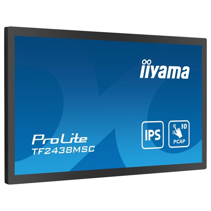 IIYAMA TF2438MSC-B1 60.5cm (23.8") 1920x1080 Full HD LED IPS 5ms 16:9 Táctil 10Ptos Capacitivo 600cd/m² 1000:1 178° Negro IIYAMA TF2438MSC-B1 60.5cm (23.8") 1920x1080 Full HD LED IPS 5ms 16:9 Táctil 10Ptos Capacitivo 600cd/m² 1000:1 178° Negro
