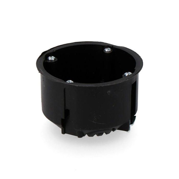 Solera 5625 Caja universal redonda 1 elemento para tabique hueco PVC Negro