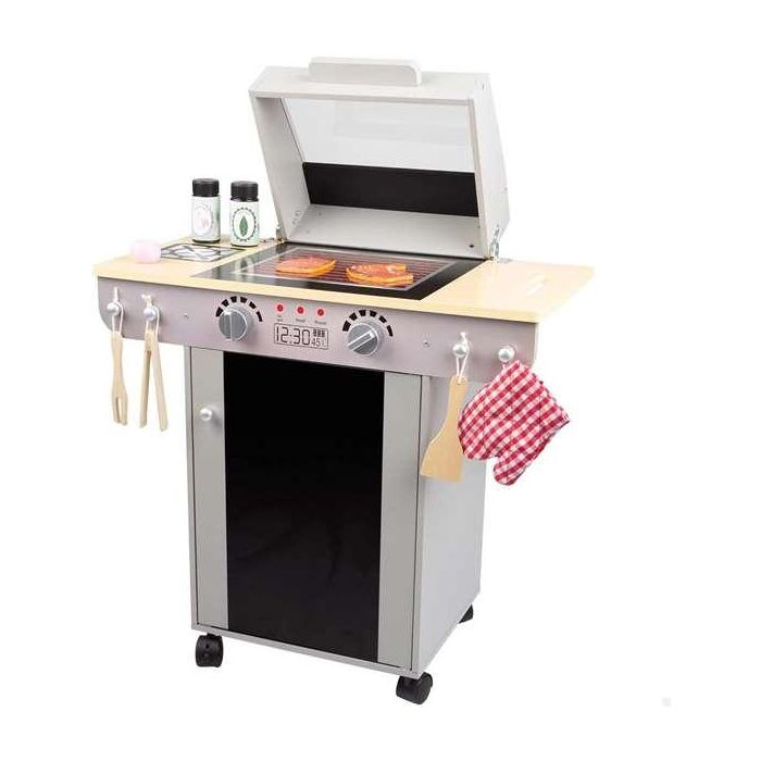 Barbacoa de madera con 10 piezas 60x30x66,5 cm 7 Barbacoa de madera con 10 piezas 60x30x66,5 cm 7