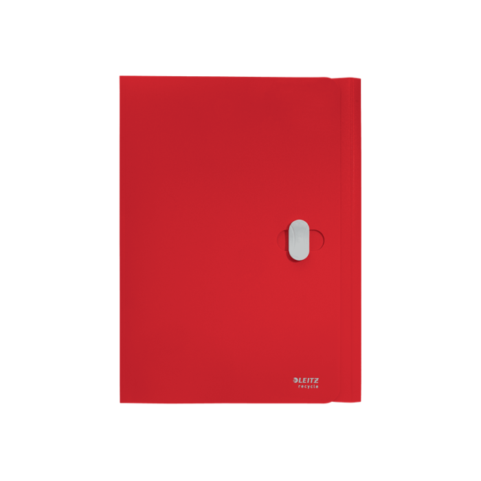 Leitz Carpeta de 3 Solapas Recycle, Polipropileno, DIN A4, Rojo 1