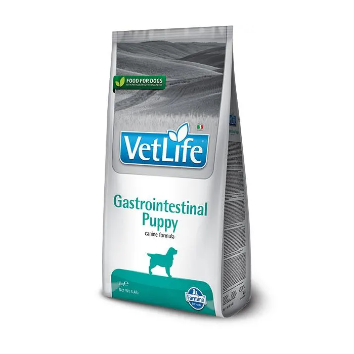 Farmina Vet Life Dog Puppy Gastrointestinal - Alimento dietético para cachorros con trastornos intestinales, 2 kg Farmina Vet Life Dog Puppy Gastrointestinal - Alimento dietético para cachorros con trastornos intestinales, 2 kg