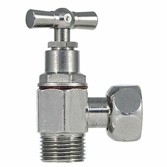 Edouard Rousseau ROU3047404205843 Válvula de Cierre Angular 3/8 Macho/Hembra