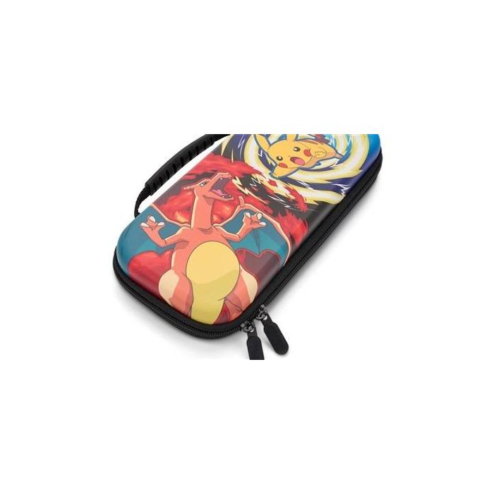 Power A 1522646-01 Estuche Protector Compacto para Nintendo Switch OLED, Switch, Switch Lite con Charizard vs Pikachu 2