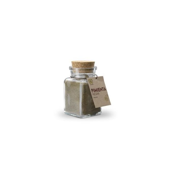NATURCID Pimienta Negra Molida Ecológica 90g - Especias para Condimentar Guisos Carnes Pescados