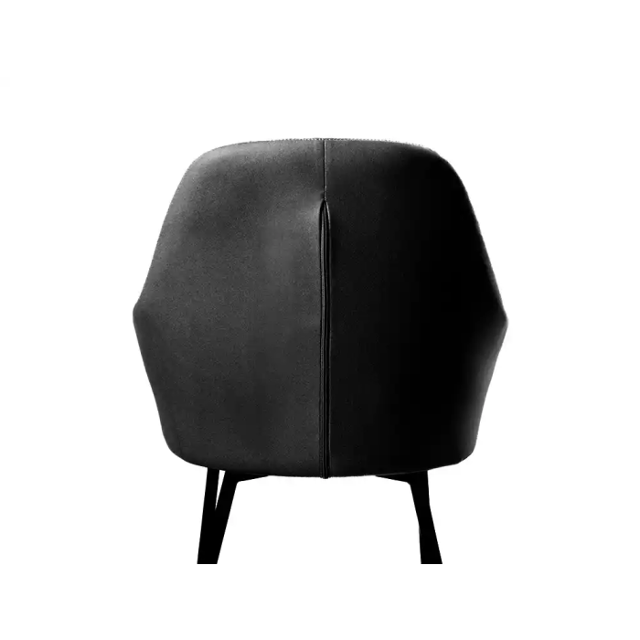 Q-connect Silla Confidente Siemione Base Metálica Color Gris Oscuro, Altura Máxima 820 mm, Ancho 570 mm, Profundidad 580 mm 11