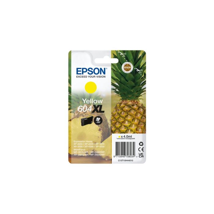 EPSON Cartucho Amarillo 604XL XP-2200, WF-2910DWF Piña