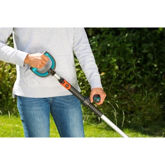 Gardena Podadora SlimCut para áreas de difícil acceso y espacios estrechos con cabezal de corte fino y doble potencia de rack. 3