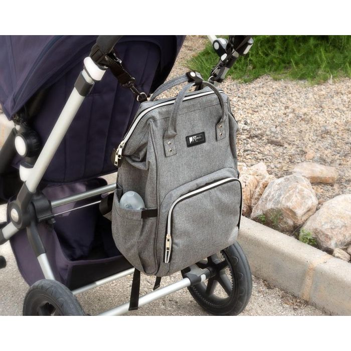 Bolso Mochila De Maternidad Gris Bolso Mochila De Maternidad Gris