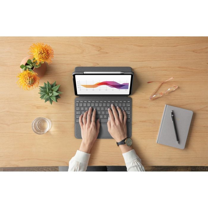 Logitech Folio Touch Teclado con Trackpad para iPad Air 4th Gen 18 Logitech Folio Touch Teclado con Trackpad para iPad Air 4th Gen 18