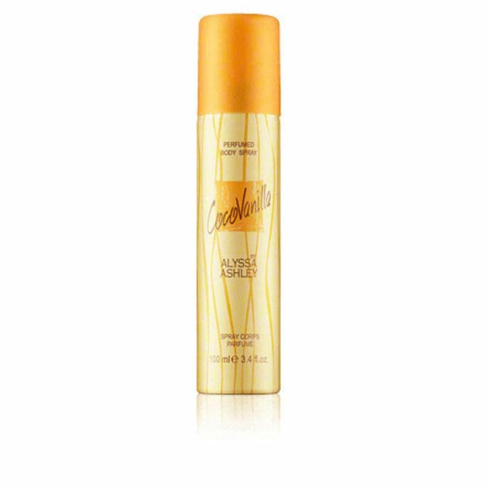 Alyssa Ashley Body Spray Corporal de Coco Vainilla 100 mL - Fragancia Dulce y Exótica, Refrescante para el Cuerpo y Uso Diario Mujer