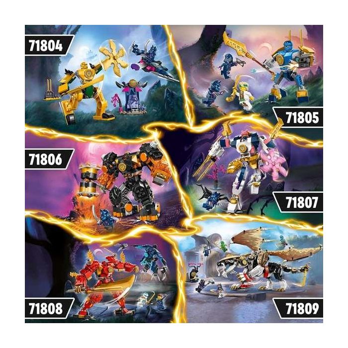 Juego de construccion meca elemental de la tierra de cole lego ninjago 17