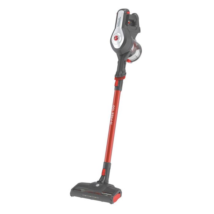 Hoover HF122AH Aspiradora escoba 22V, 40 min autonomía, 0.9L, Rojo/Gris HOO8059019020341 1