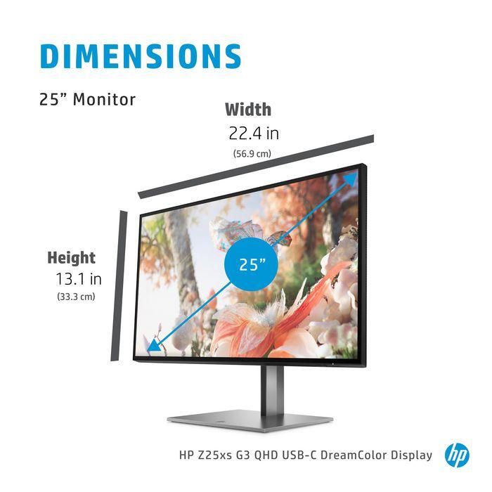 HP Z25xs G3 QHD USB-C DreamColor Monitor: Precisión de Color Extraordinaria y Diseño Perfecto 12