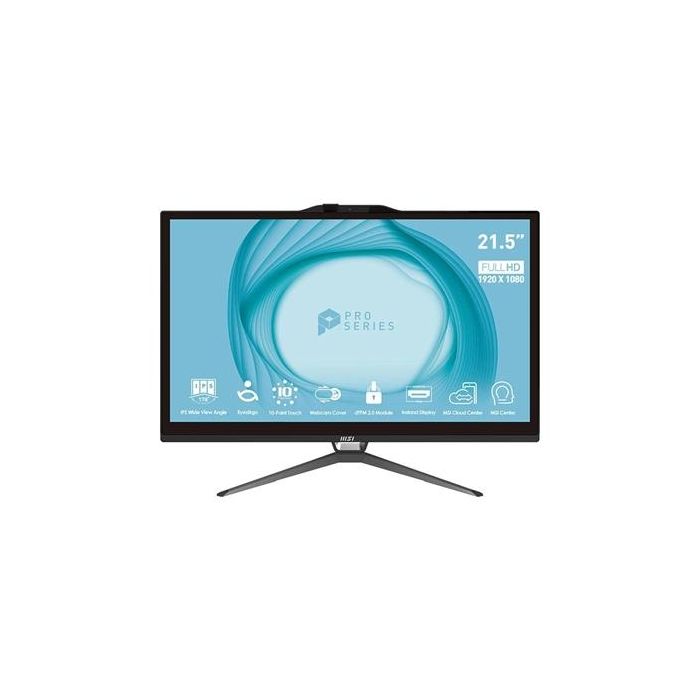 MSI Ordenador All In One AIO PRO AP222T-217EU Intel Pentium G7400 4GB 128GB SSD 21.5" FHD Táctil Windows 11 Pro MSI Ordenador All In One AIO PRO AP222T-217EU Intel Pentium G7400 4GB 128GB SSD 21.5" FHD Táctil Windows 11 Pro