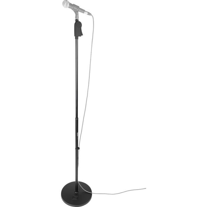 Soporte De Micro Base Redonda 30 Cm Regulable Con Una Mano 1 Soporte De Micro Base Redonda 30 Cm Regulable Con Una Mano 1
