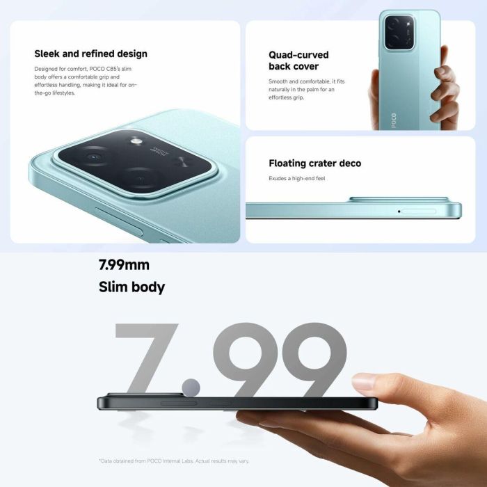 Smartphone Xiaomi 25078PC3EE 6,9" Octa Core 8 GB RAM 256 GB Negro