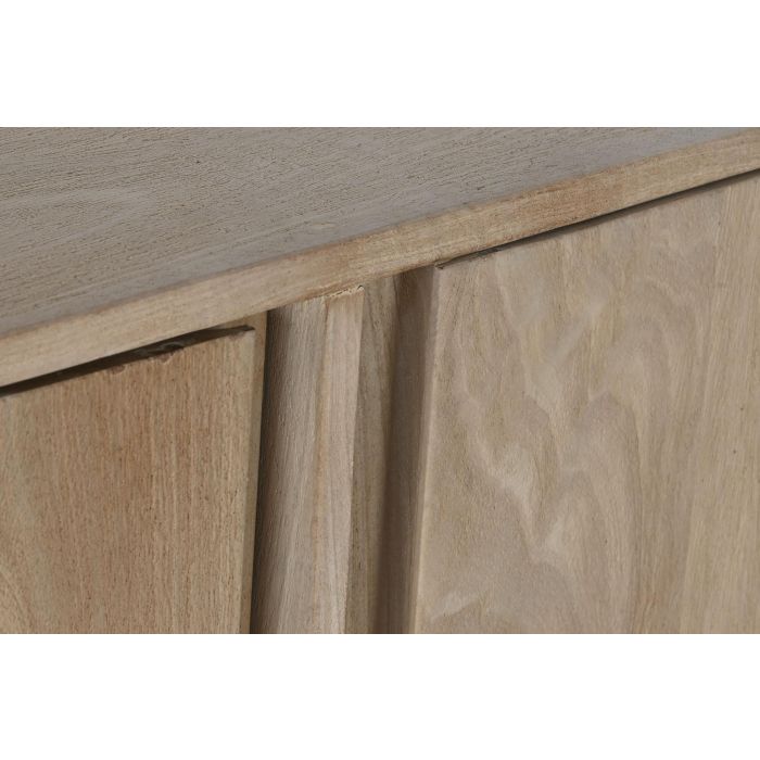 DKD Home Decor Aparador Natural Mango 100 x 75 x 40 cm con 2 Puertas y 2 Estanterías 6