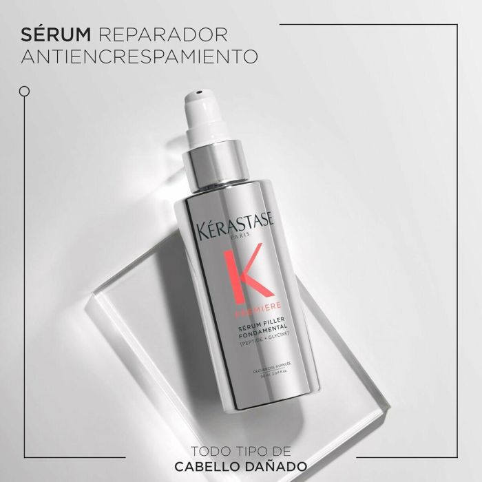 Kerastase Premiere Sérum Filler Fondamental Reparador Rellenador Cabello Dañado Antiencrespamiento Brillo Protección Térmica 90 ml 1