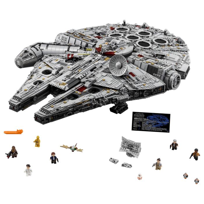 LEGO Star Wars Millennium Falcon 7541 Piezas, Set de Construcción para Adultos, Réplica de la Nave Espacial, 16+ Años LEGO Star Wars Millennium Falcon 7541 Piezas, Set de Construcción para Adultos, Réplica de la Nave Espacial, 16+ Años